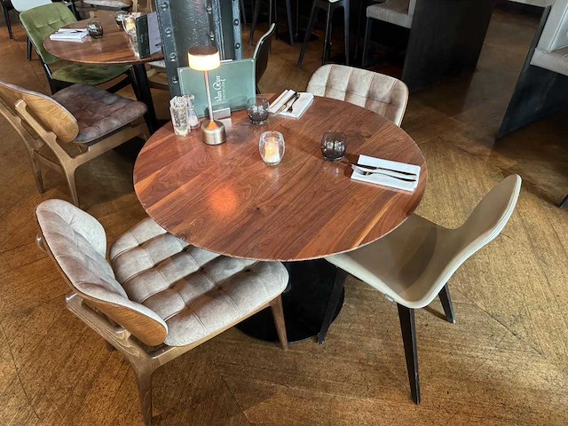 Satelliet - restauranttafel ø 100 cm (2x) - afbeelding 9 van  11