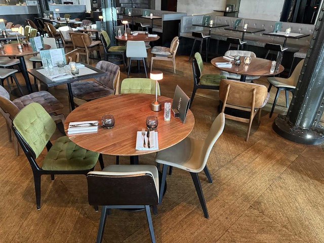 Satelliet - restauranttafel ø 100 cm (2x) - afbeelding 10 van  16