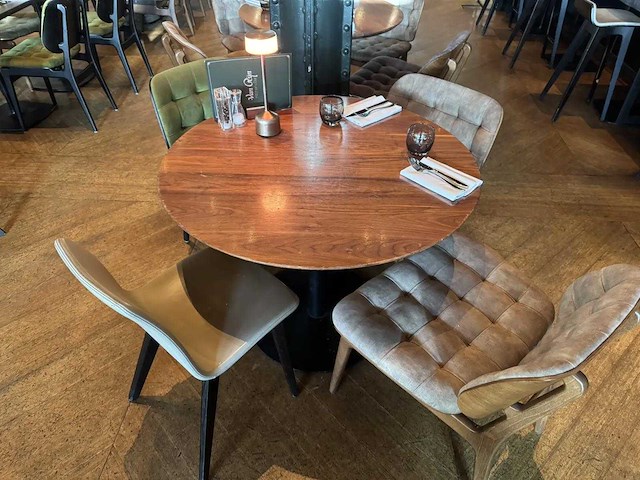 Satelliet - restauranttafel ø 100 cm (6x) - afbeelding 1 van  19