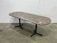 Satelliet - restauranttafel met stenen blad - afbeelding 1 van  5