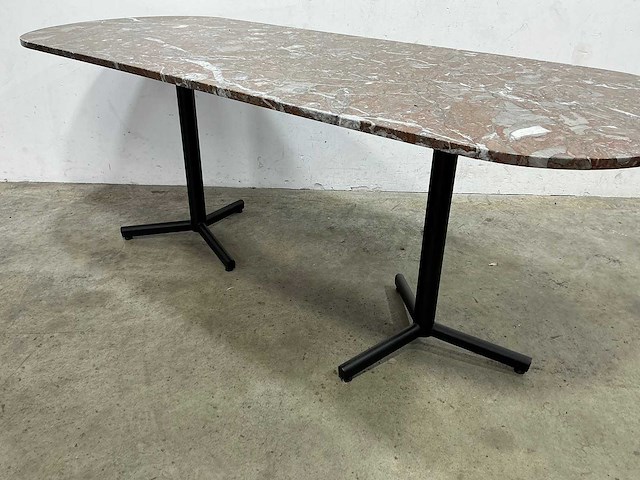 Satelliet - restauranttafel met stenen blad - afbeelding 3 van  5
