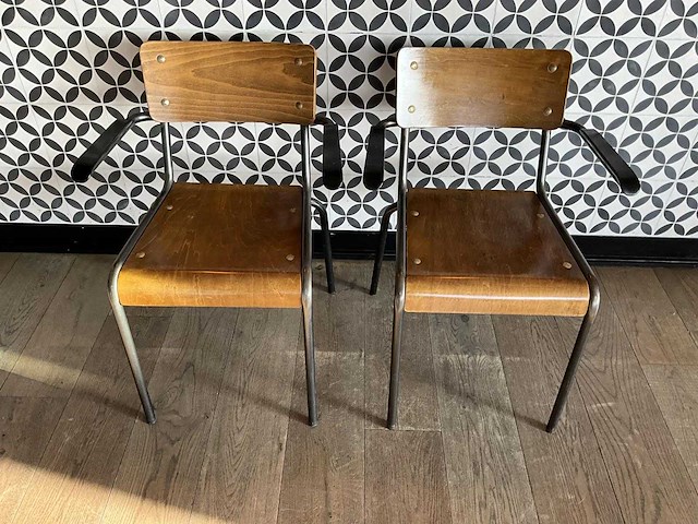 Satelliet - student ac - restaurantstoel met armleuningen (12x) - afbeelding 1 van  9