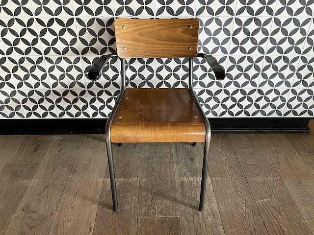 Satelliet - student ac - restaurantstoel met armleuningen (12x) - afbeelding 8 van  9