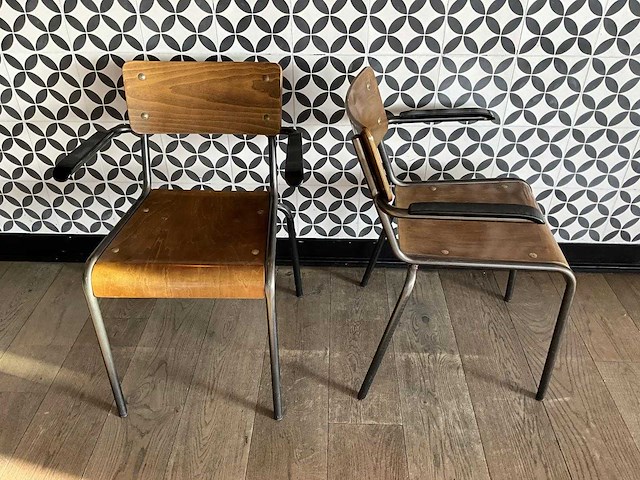 Satelliet - student ac - restaurantstoel met armleuningen (16x) - afbeelding 2 van  9