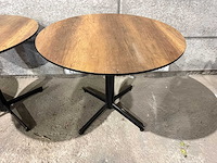 Satelliet - zelfstellende terrastafel ø 90 cm (3x) - afbeelding 1 van  3