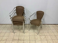 Satelliet aluminium terrasstoelen (85x) - afbeelding 1 van  8