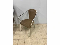 Satelliet aluminium terrasstoelen (85x) - afbeelding 3 van  8