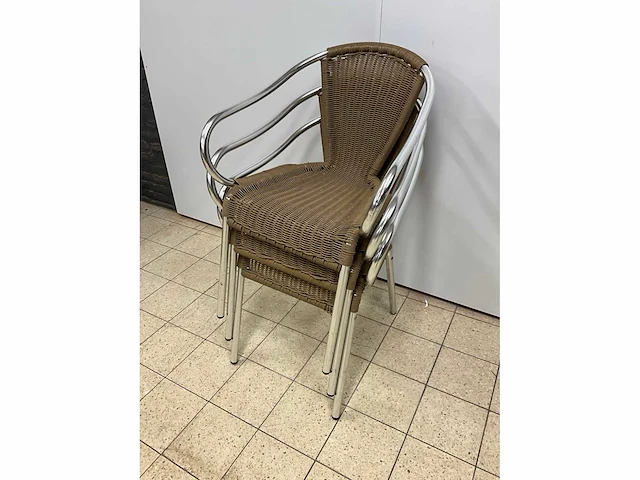 Satelliet aluminium terrasstoelen (85x) - afbeelding 5 van  8