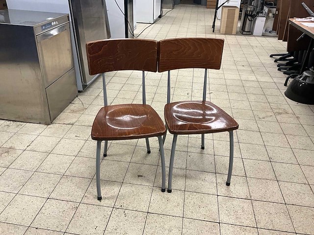 Satelliet arredo kantinestoelen (2x) - afbeelding 1 van  5