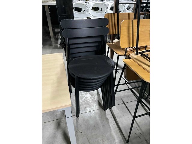 Satelliet design restaurantstoelen (6x) - afbeelding 6 van  6
