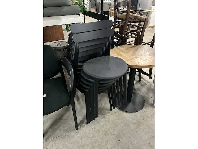 Satelliet design restaurantstoelen (6x) - afbeelding 6 van  6