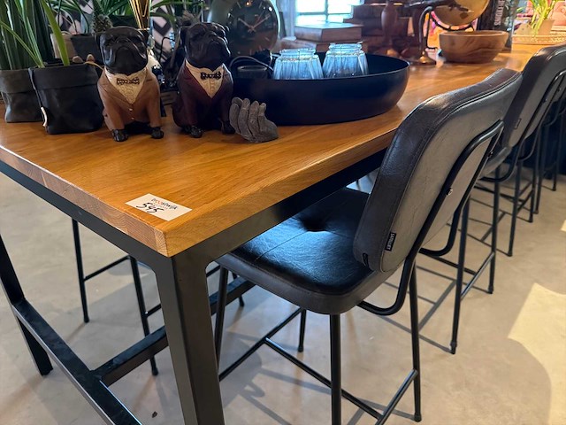 Satelliet eetkamertafel met stoelen - afbeelding 3 van  10