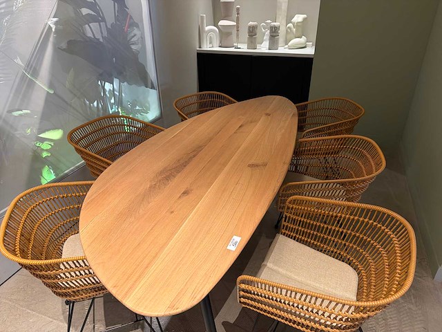 Satelliet eetkamertafel met stoelen - afbeelding 5 van  6