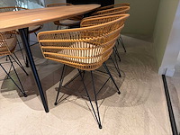 Satelliet eetkamertafel met stoelen - afbeelding 2 van  2