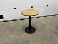 Satelliet eikenhouten restauranttafel - afbeelding 1 van  5