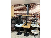 Satelliet eikenhouten restauranttafels (6x) - afbeelding 7 van  7