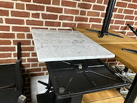 Satelliet natuurstenen terrastafels (5x) - afbeelding 2 van  10