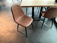 Satelliet rechthoek eettafel met stoelen - afbeelding 4 van  5