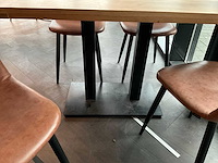 Satelliet rechthoek eettafel met stoelen - afbeelding 5 van  5