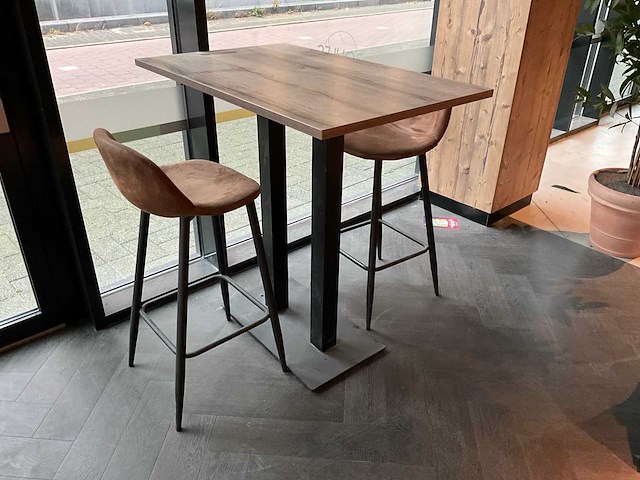 Satelliet rechthoek eettafel met stoelen - afbeelding 2 van  4