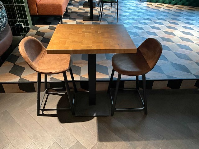 Satelliet rechthoek eettafel met stoelen - afbeelding 1 van  3