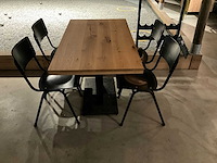 Satelliet rechthoek eettafel met stoelen - afbeelding 1 van  2