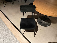 Satelliet rond eettafel met stoelen (2x) - afbeelding 3 van  3