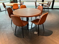 Satelliet rond eettafel met stoelen - afbeelding 1 van  4