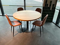 Satelliet rond eettafel met stoelen - afbeelding 2 van  3