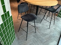 Satelliet rond hoog eettafel met stoelen - afbeelding 3 van  4