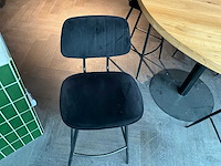 Satelliet rond hoog eettafel met stoelen - afbeelding 4 van  4