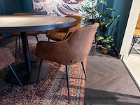 Satelliet ronde eetkamertafel met stoelen - afbeelding 2 van  4