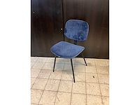 Satelliet suède restaurantstoelen (5x) - afbeelding 2 van  7