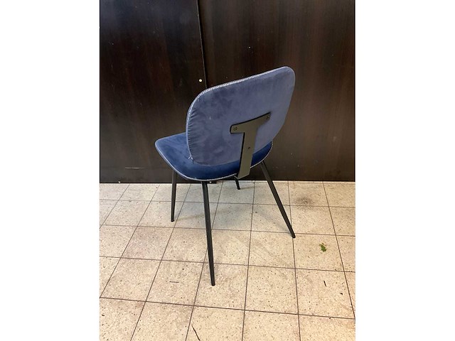 Satelliet suède restaurantstoelen (5x) - afbeelding 3 van  7