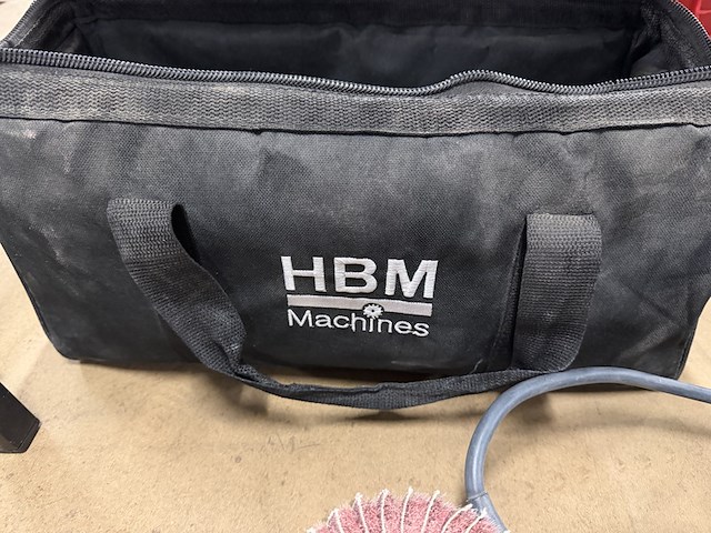 Satineer borstelmachine met accessoires hbm - afbeelding 6 van  7