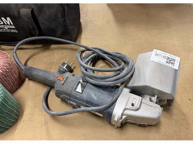 Satineer borstelmachine met accessoires hbm - afbeelding 7 van  7