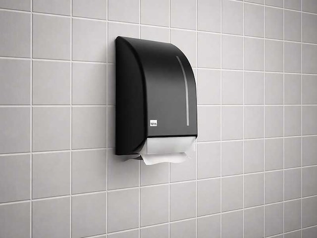 Satino black - handdoek dispenser (12x) - afbeelding 1 van  9