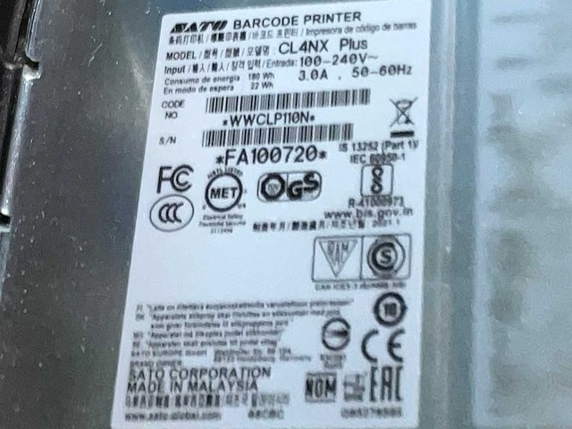 Sato cl4nx plus professionele labelprinter (2x) - afbeelding 2 van  10
