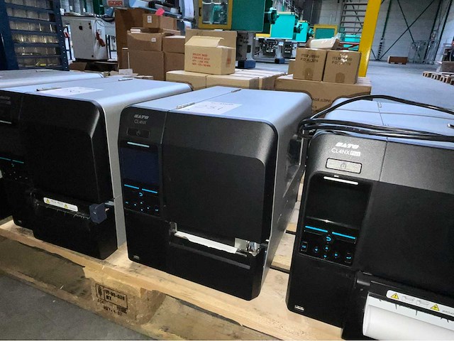 Sato cl4nx plus professionele labelprinter (2x) - afbeelding 1 van  10