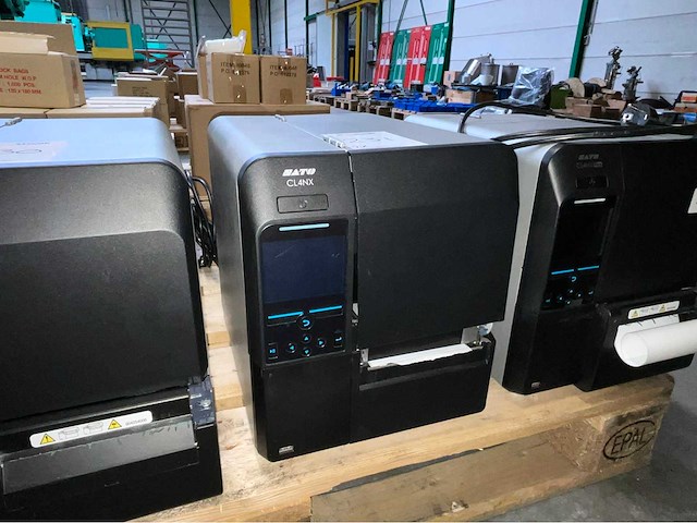 Sato cl4nx plus professionele labelprinter (2x) - afbeelding 1 van  4