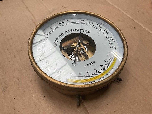 Sato vintage barometer - afbeelding 1 van  3