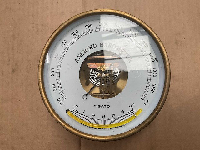 Sato vintage barometer - afbeelding 2 van  3