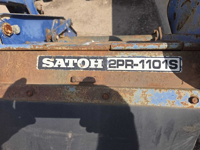 Satoh 2pr-1101s grondfrees - afbeelding 5 van  5