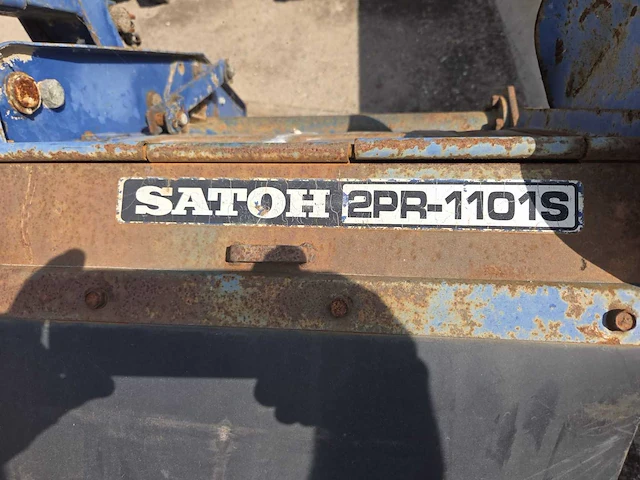 Satoh 2pr-1101s grondfrees - afbeelding 6 van  6