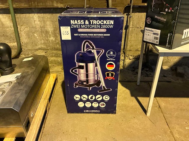 Sauber germany 100l industriële stofzuiger - afbeelding 1 van  2