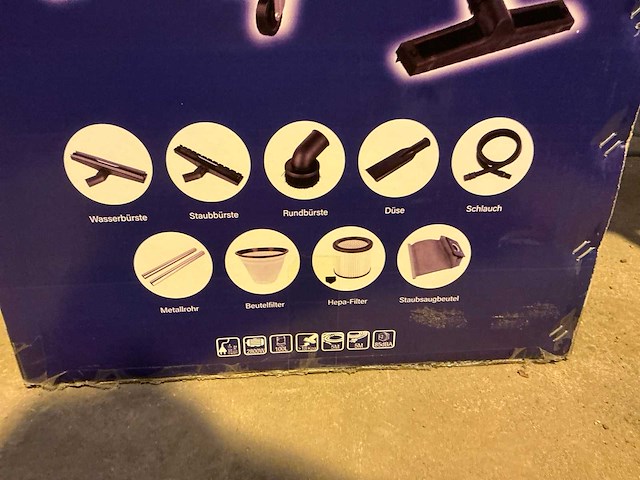 Sauber germany 100l industriële stofzuiger - afbeelding 2 van  2