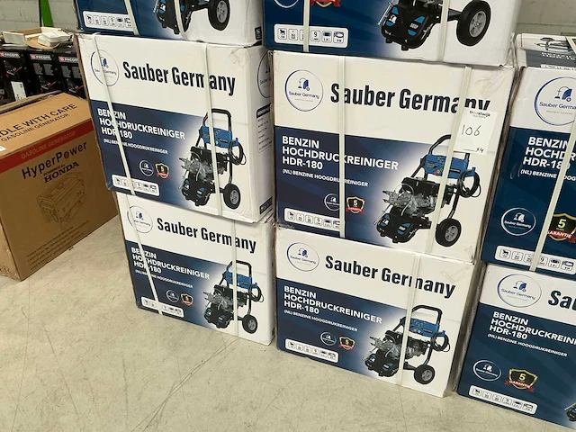 Sauber hdr-180 hogedrukreiniger (4x) - afbeelding 2 van  6