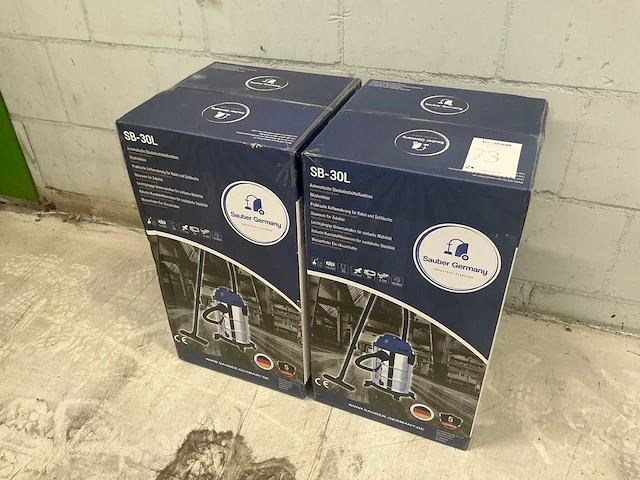 Sauber sb-30l industriële stofzuiger (2x) - afbeelding 1 van  5