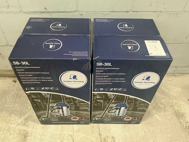 Sauber sb-30l industriële stofzuiger (2x) - afbeelding 2 van  5