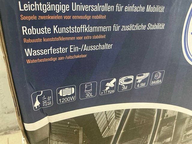 Sauber sb-30l industriële stofzuiger (2x) - afbeelding 5 van  5